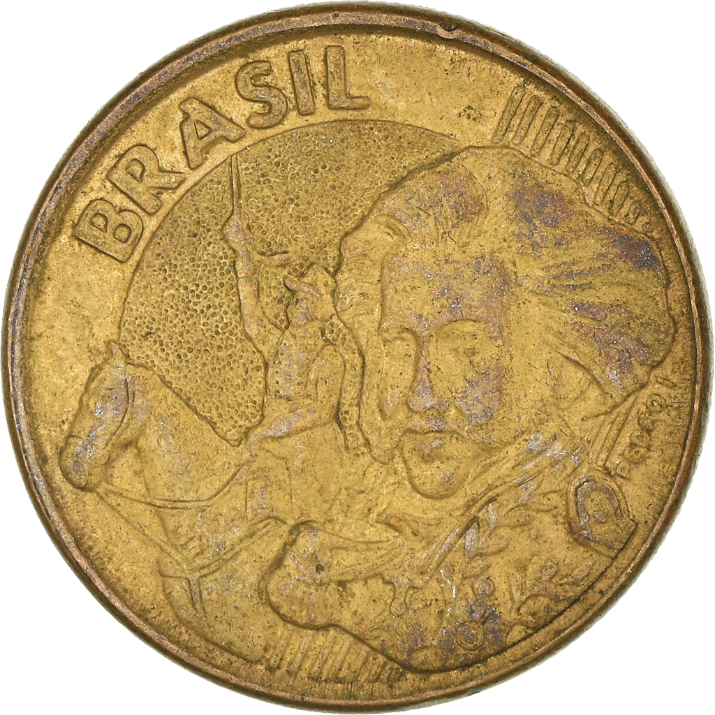 Moneda, Brasil, 10 Centavos, 2008