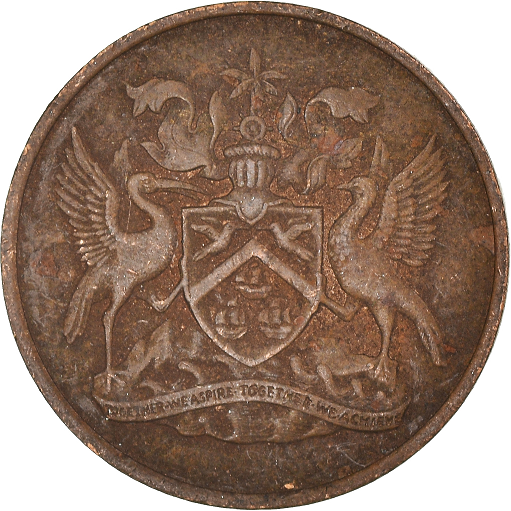 Moneda, TRINIDAD & TOBAGO, Cent, 1966