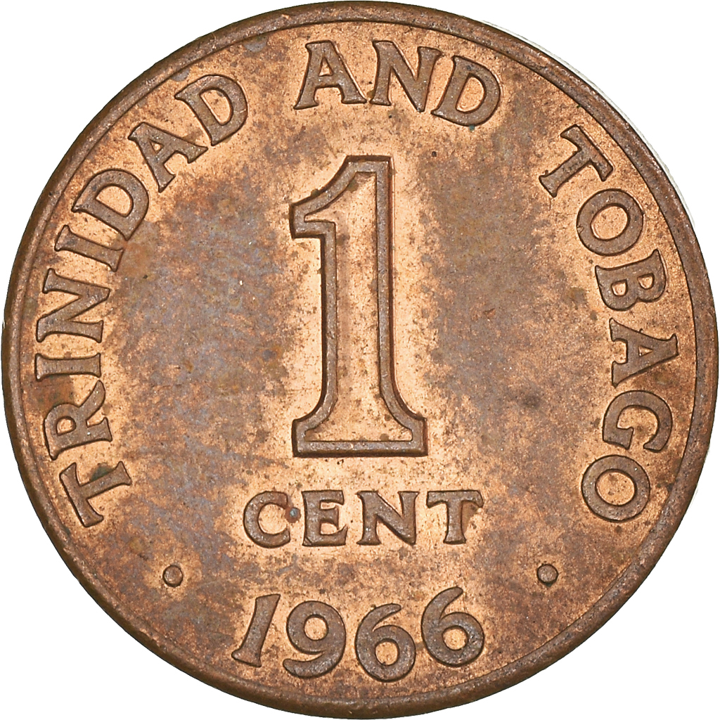 Moneda, TRINIDAD & TOBAGO, Cent, 1966
