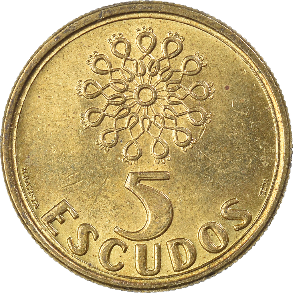 Moneda, Portugal, 5 Escudos, 1999