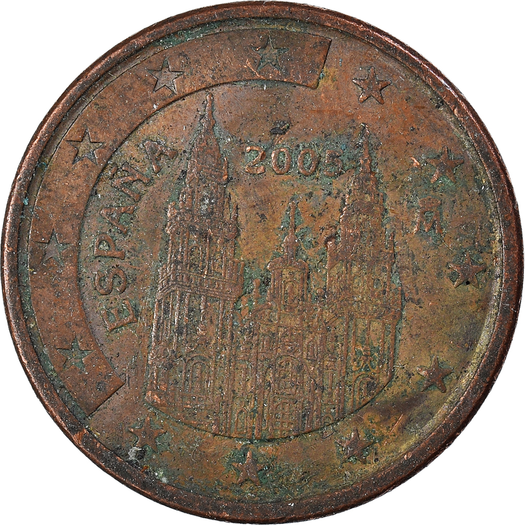 [#1007643] Münze, Spanien, 5 Euro Cent, 2005