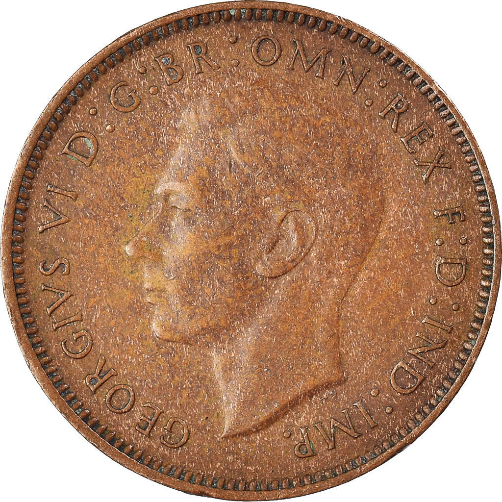 Moneda, Gran Bretaña, Farthing, 1939