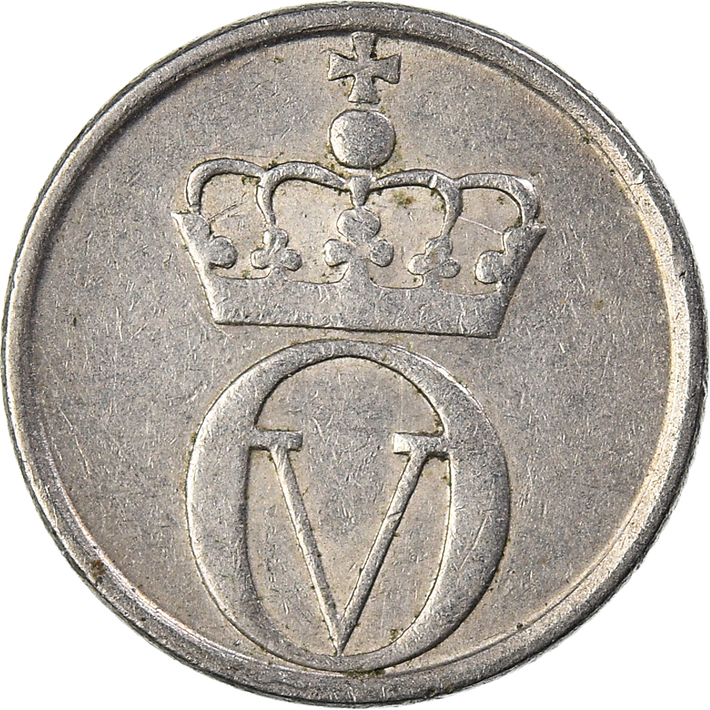 Moneda, Noruega, 10 Öre, 1962