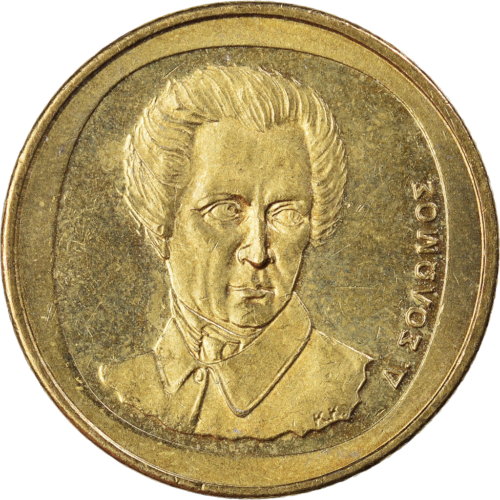 Moneda, Grecia, 20 Drachmes, 1998
