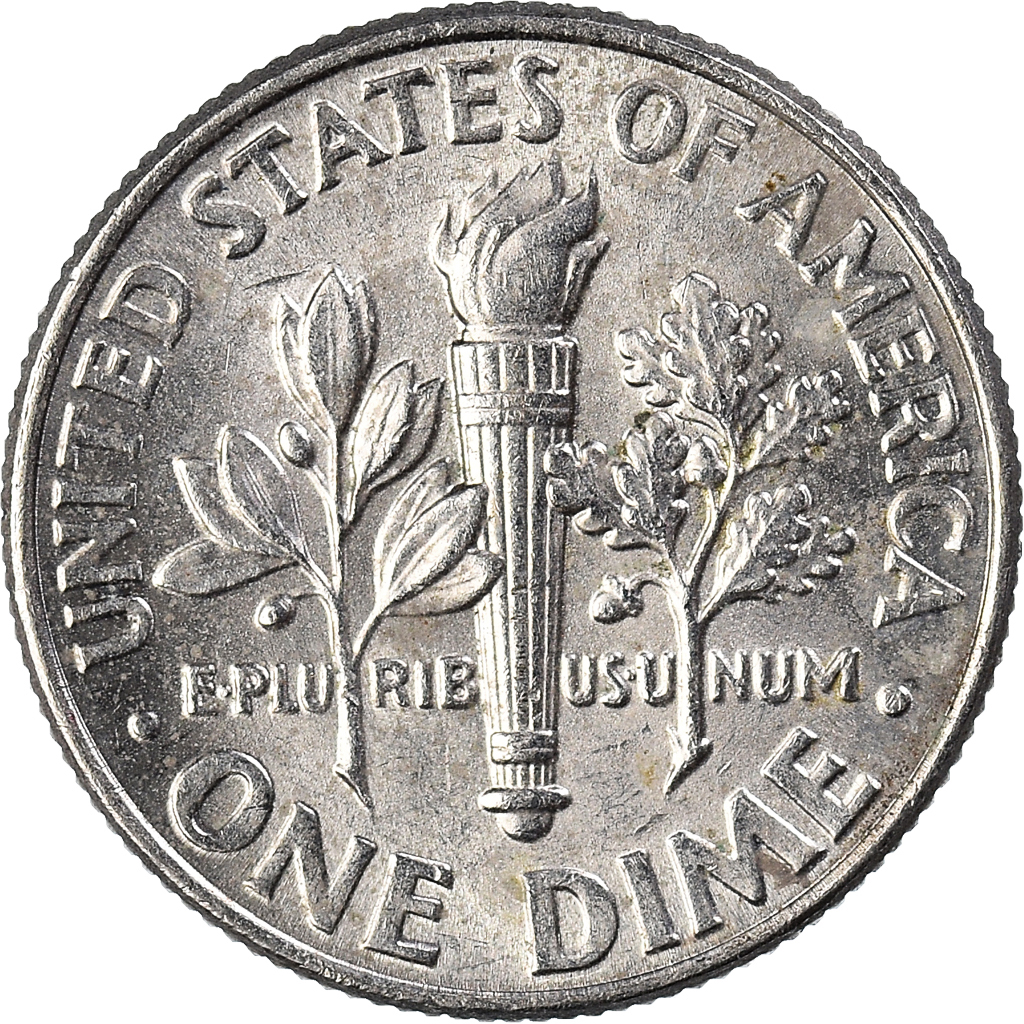Moneda, Estados Unidos, Dime, 2012