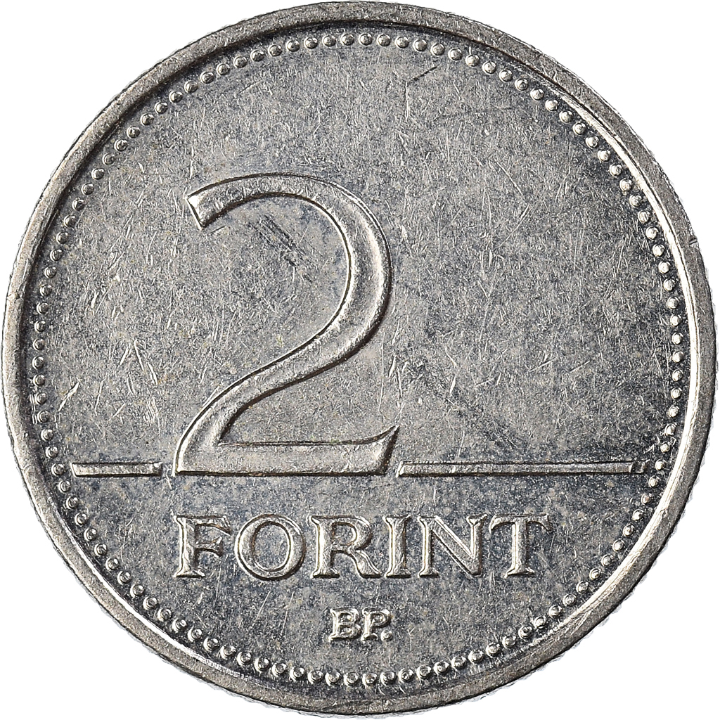 Moneda, Hungría, 2 Forint, 2002