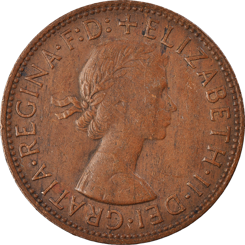 Coin, Australia, Penny, 1959 Australian &