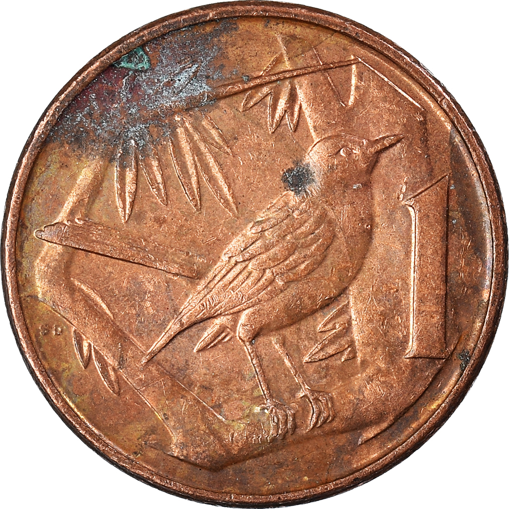Moneda, Islas Caimán, Cent, 2005