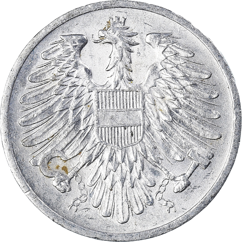 Moneda, Austria, 2 Groschen, 1954
