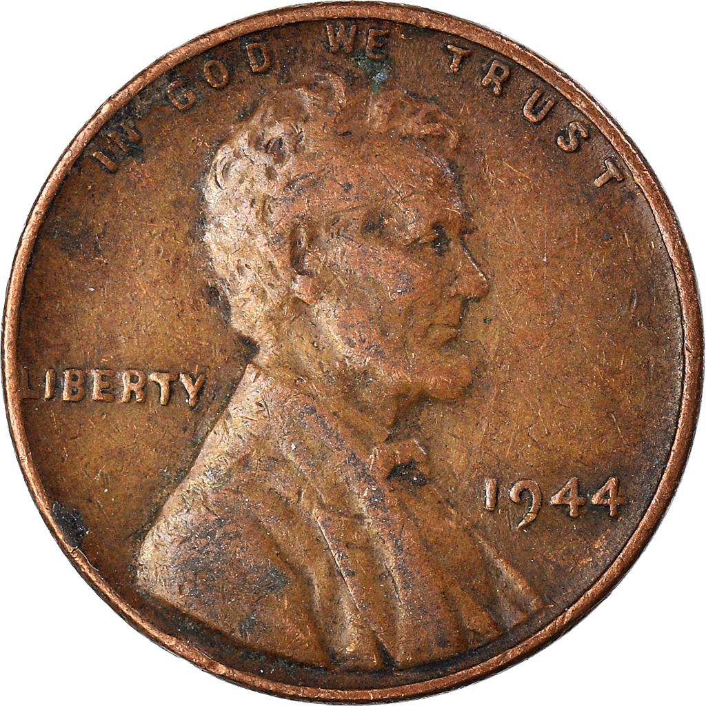 Moneda, Estados Unidos, Cent, 1944