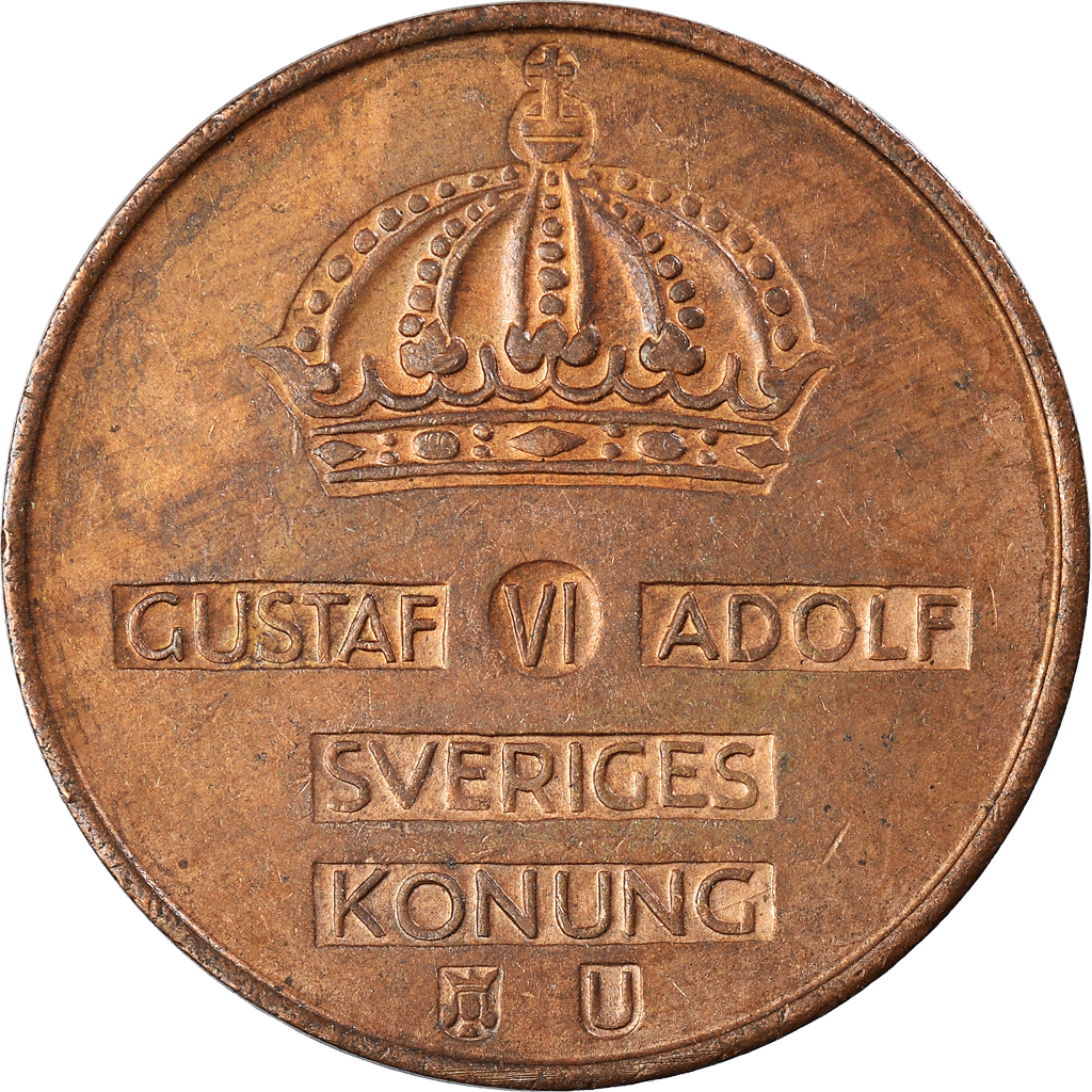 Moneda, Suecia, 5 Öre, 1970