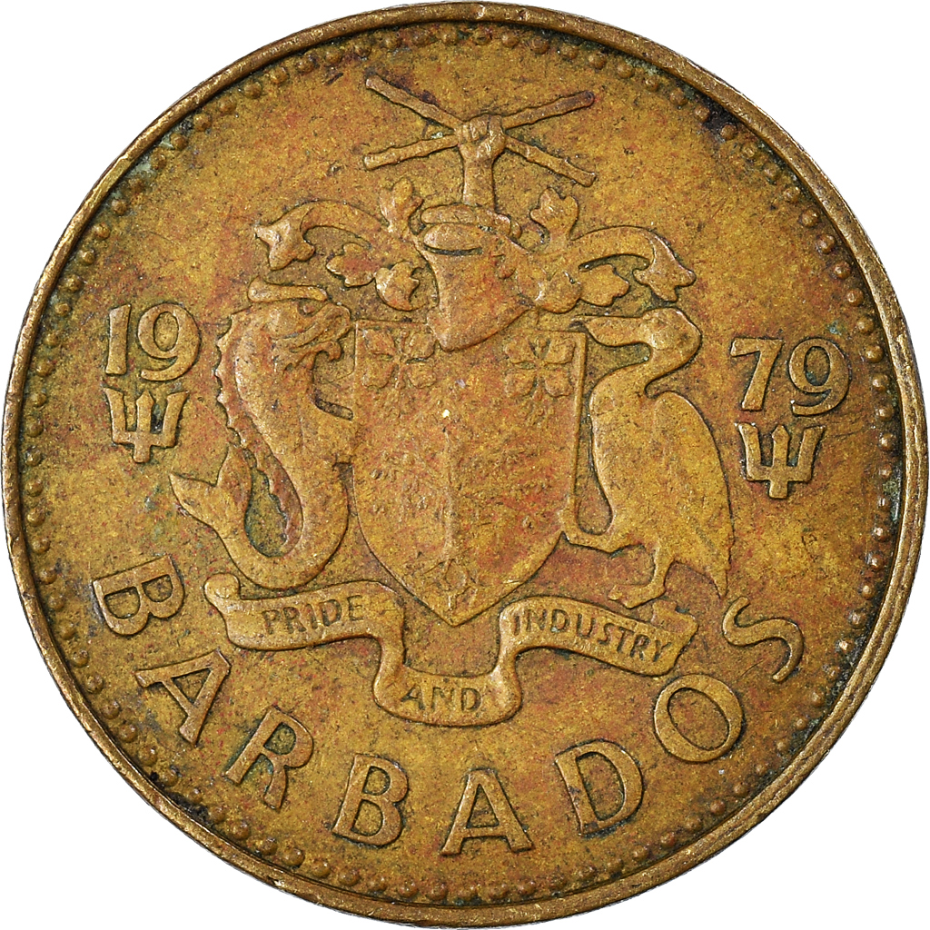 Moneda, Barbados, 5 Cents, 1979