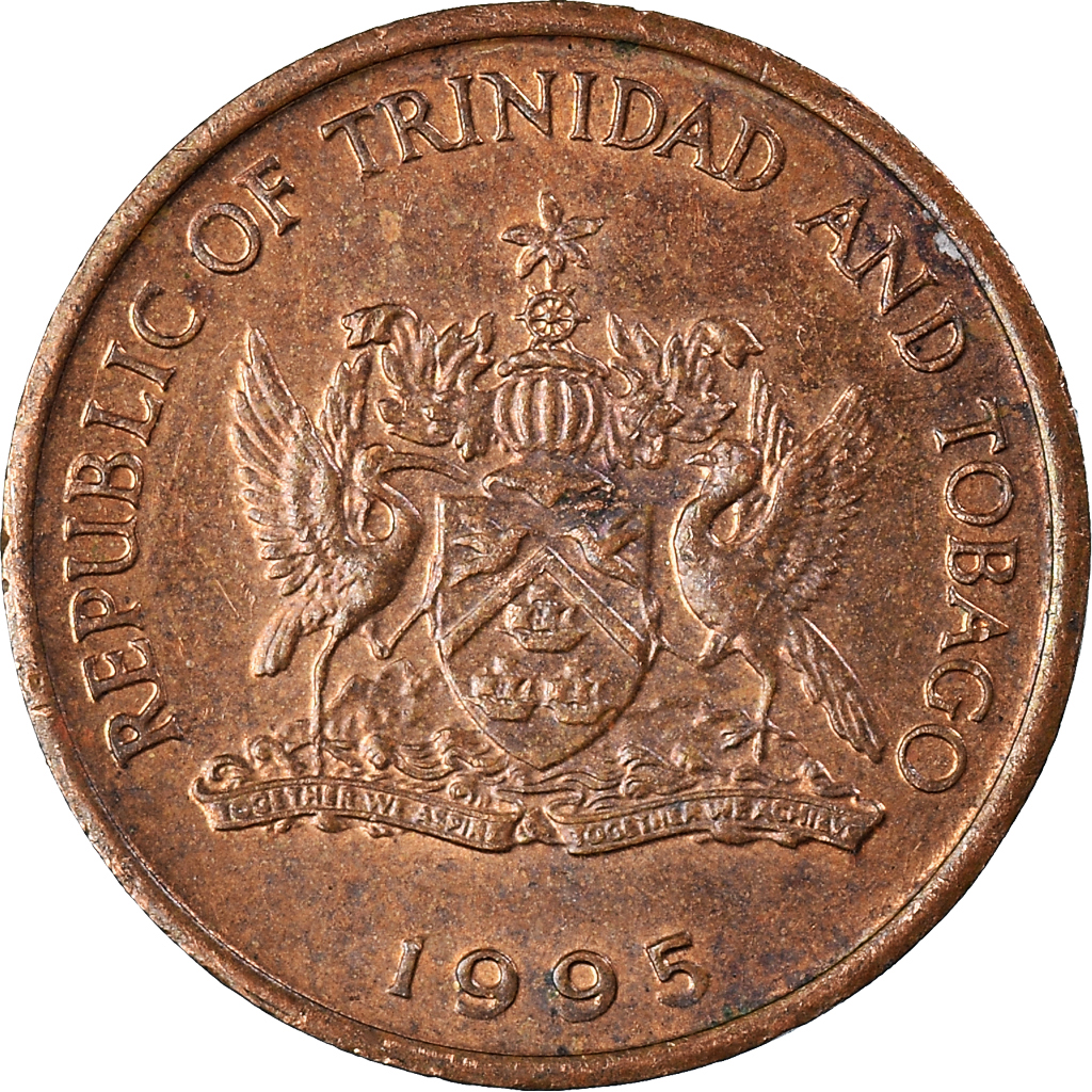 Moneda, TRINIDAD & TOBAGO, Cent, 1995