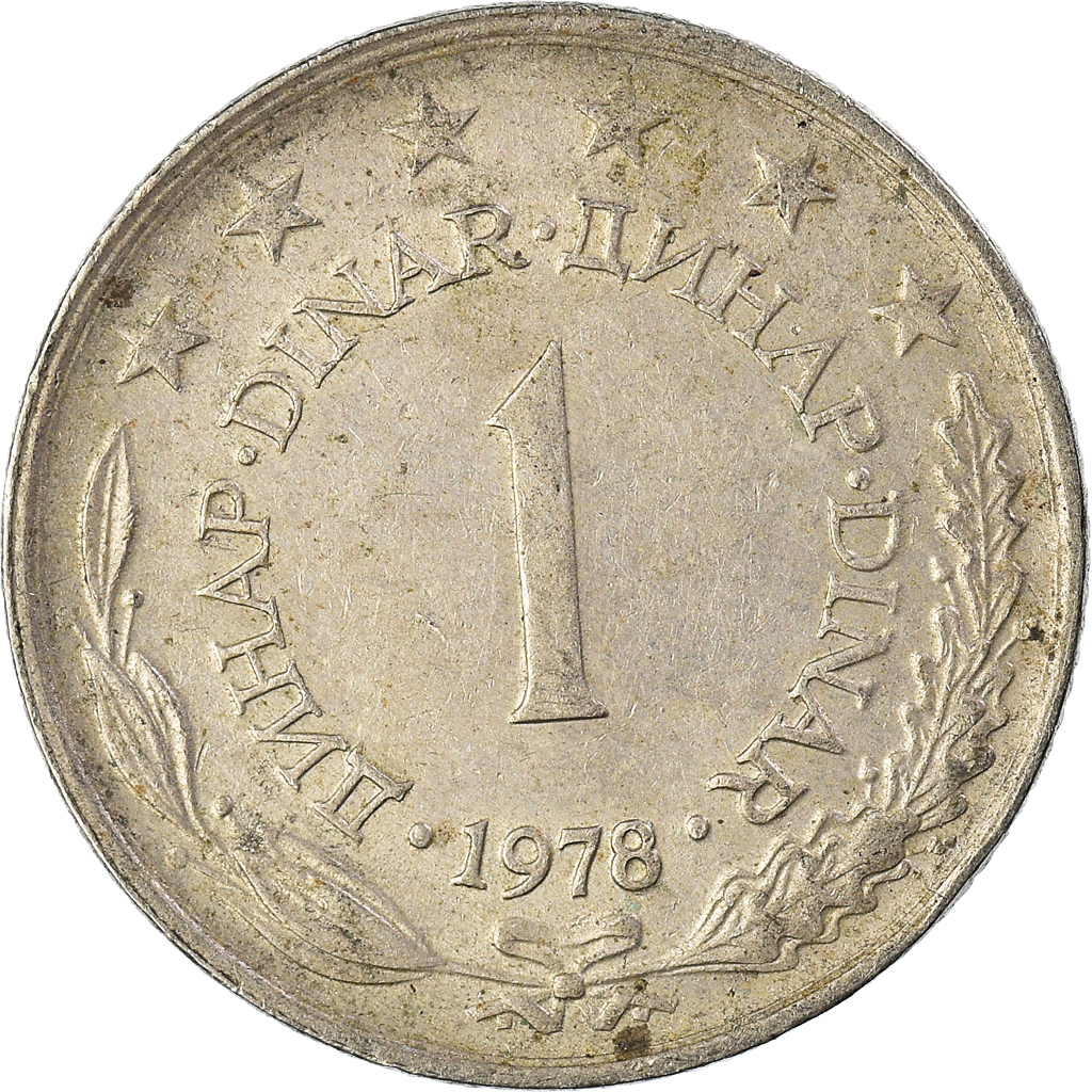 Moneda, Yugoslavia, Dinar, 1978