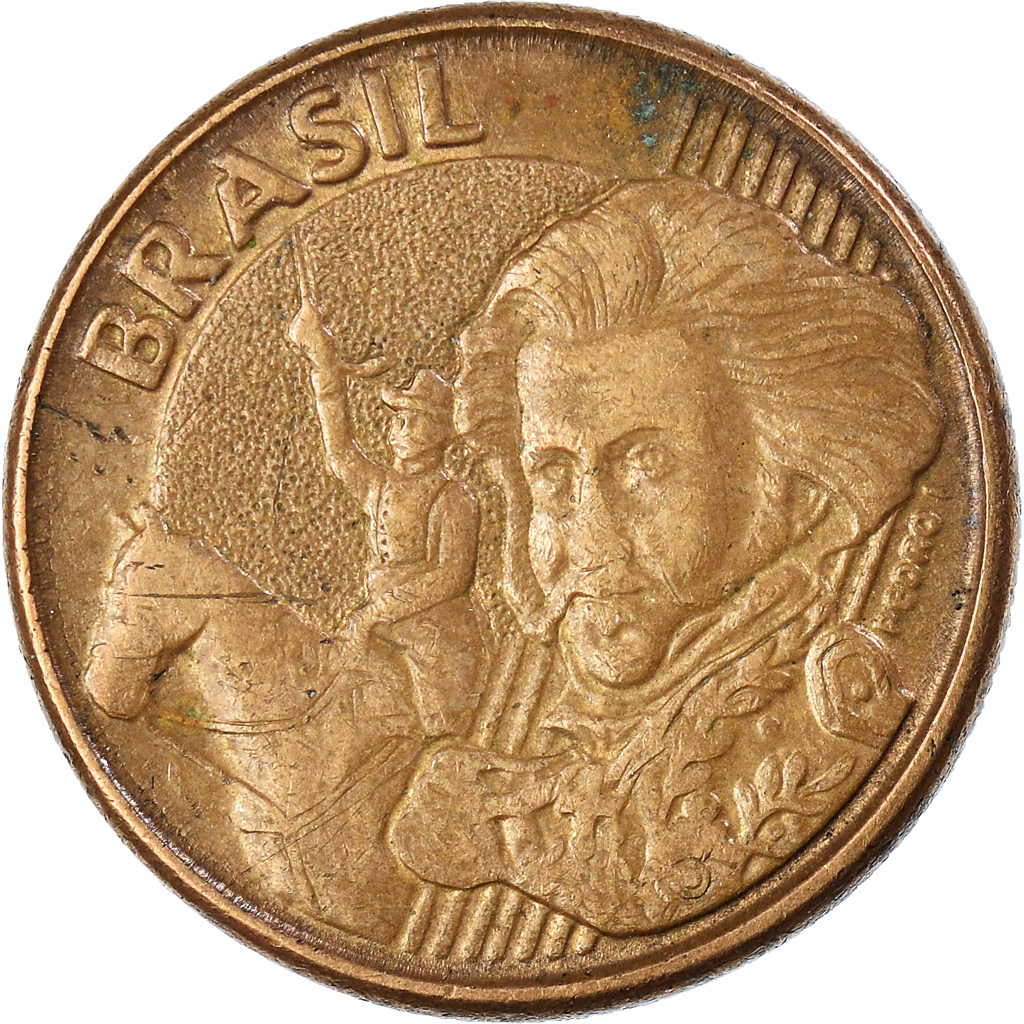 Moneda, Brasil, 10 Centavos, 2007