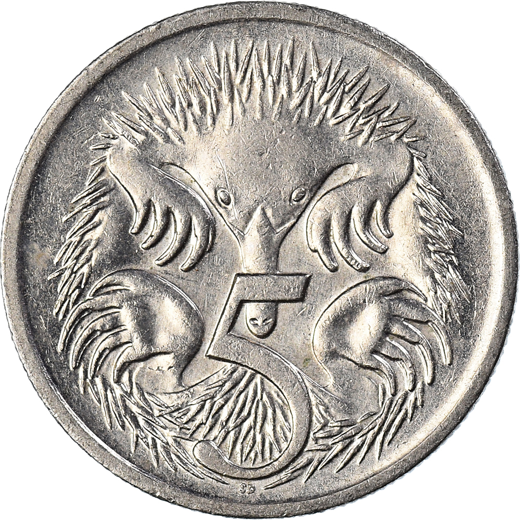 Moneda, Australia, 5 Cents, 1999