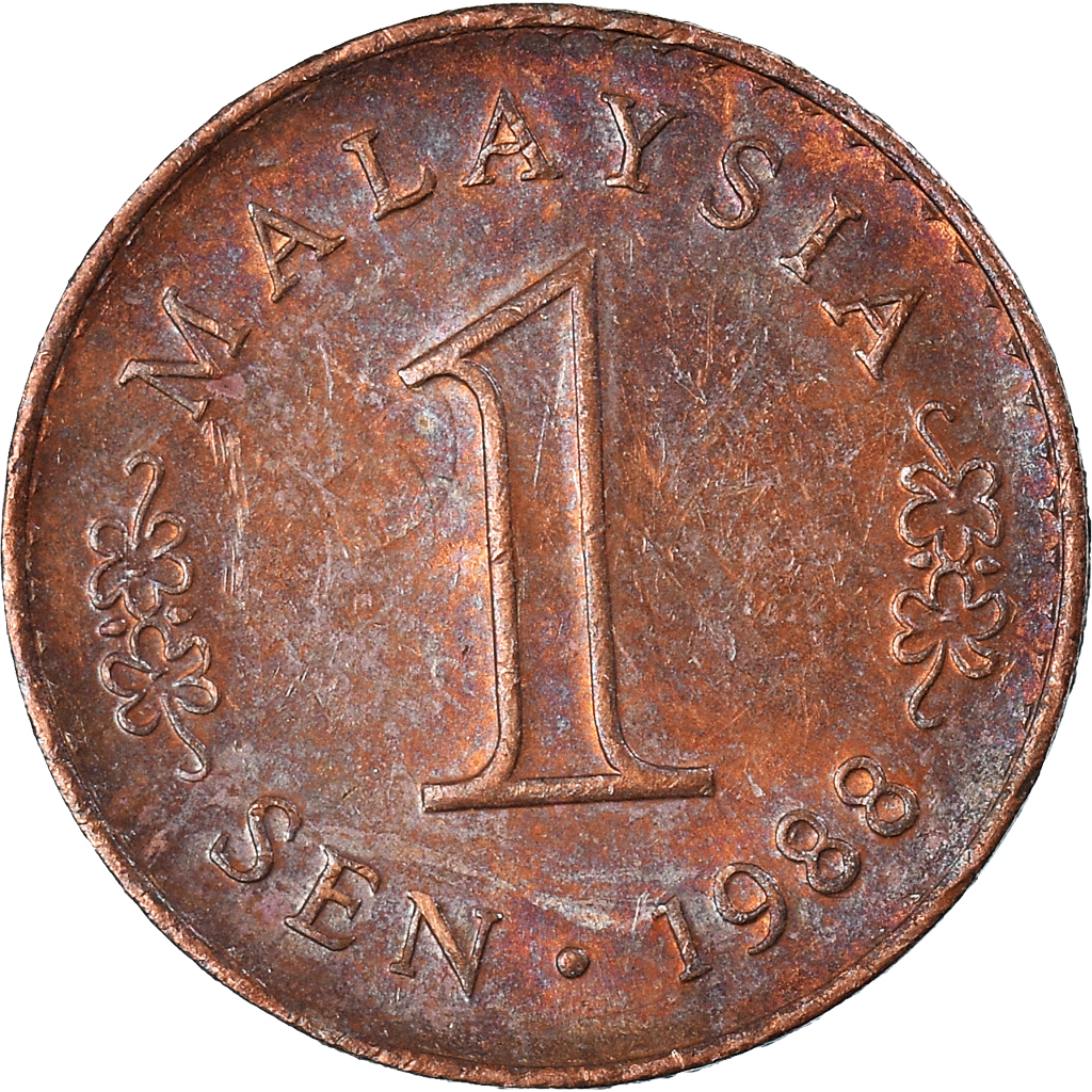 Moneda, Malasia, Sen, 1988