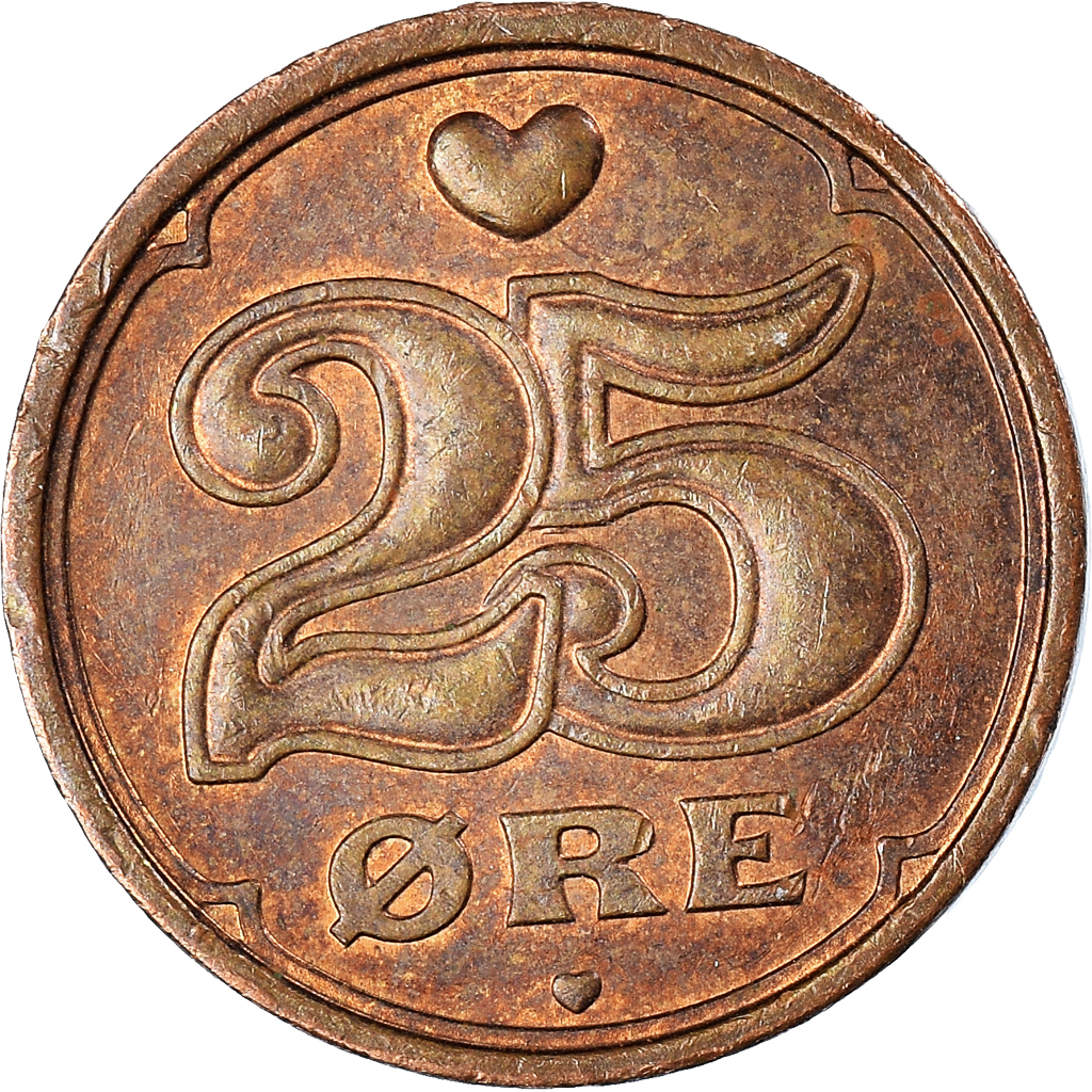 Moneda, Dinamarca, 25 Öre, 2006