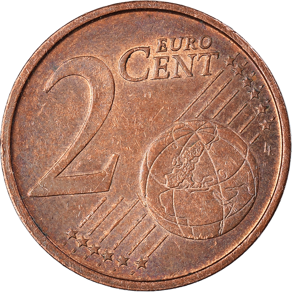 Moneda, España, 2 Euro Cent, 2007