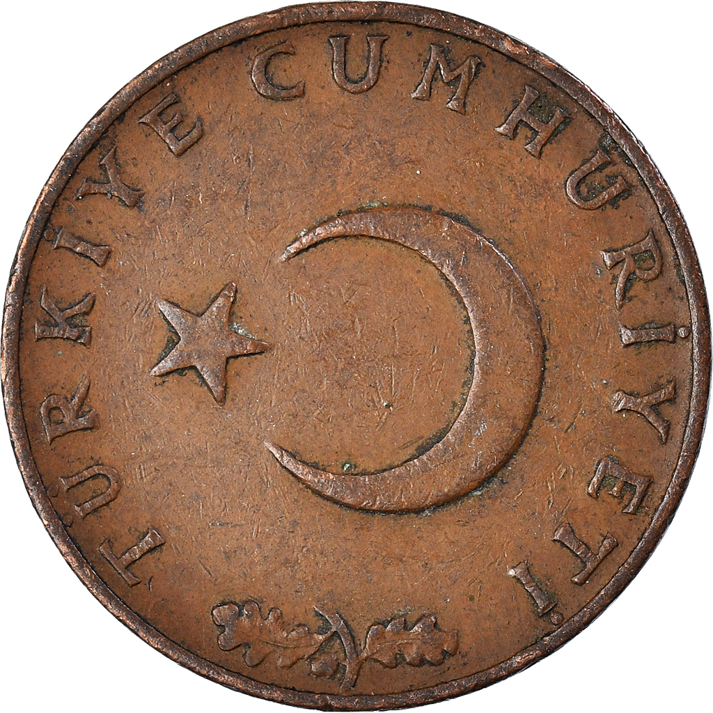 Moneda, Turquía, 10 Kurus, 1970