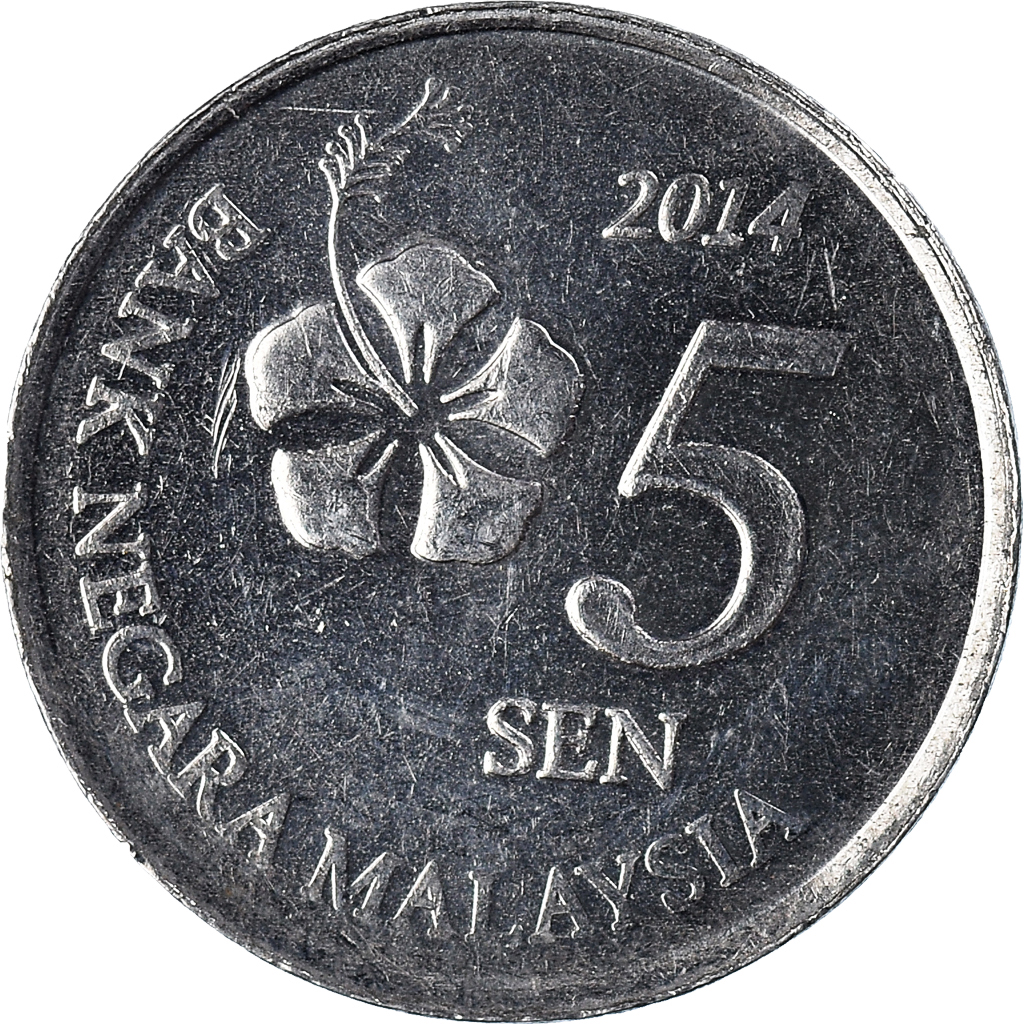 Moneda, Malasia, 5 Sen, 2014