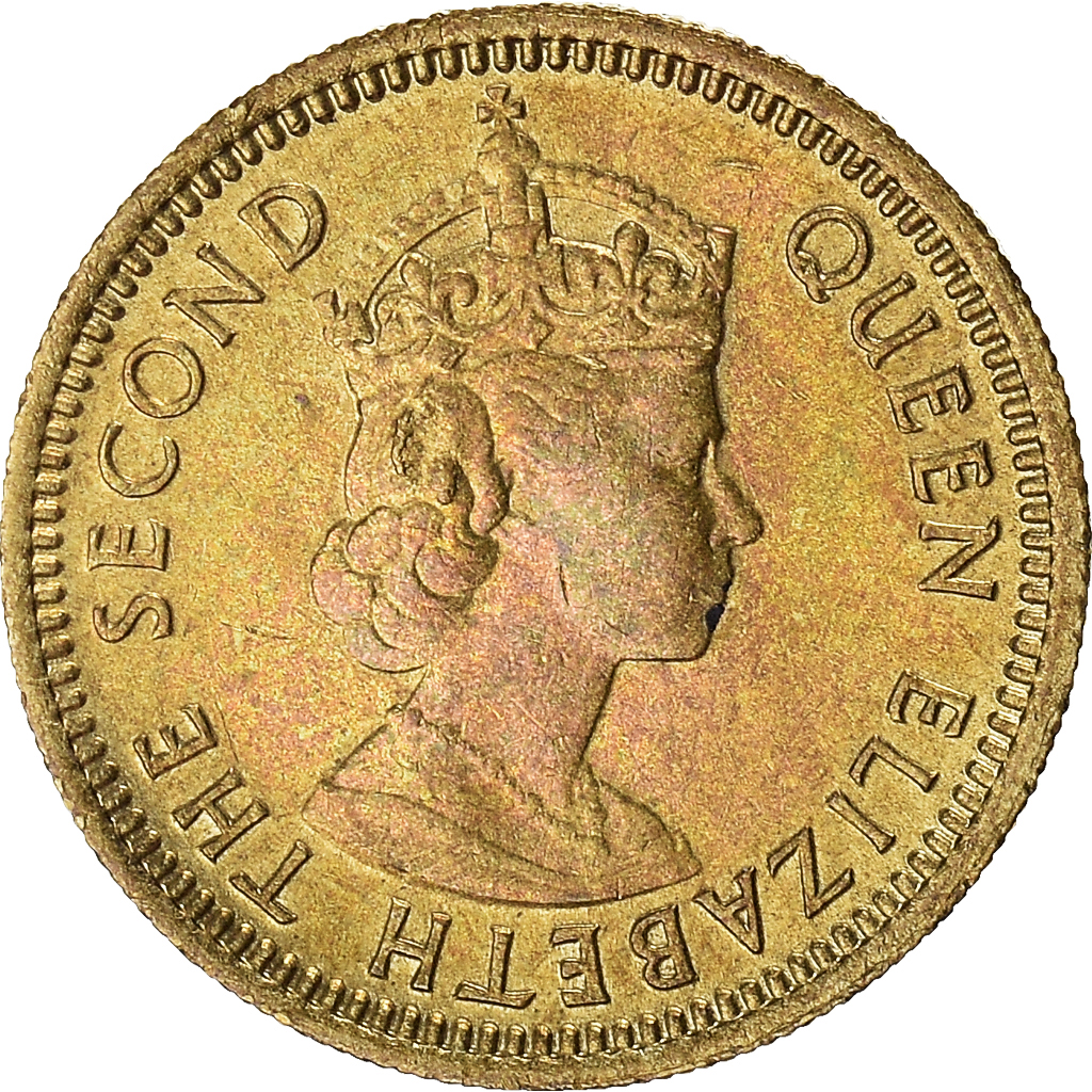 Moneda, Hong Kong, 5 Cents, 1971