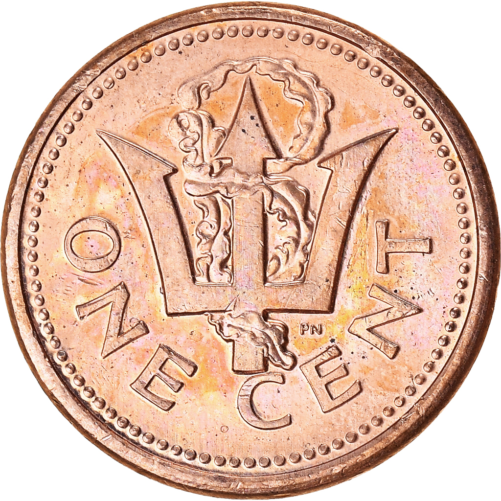 Moneda, Barbados, Cent, 1996