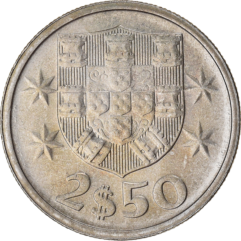 Moneda, Portugal, 2-1/2 Escudos, 1985