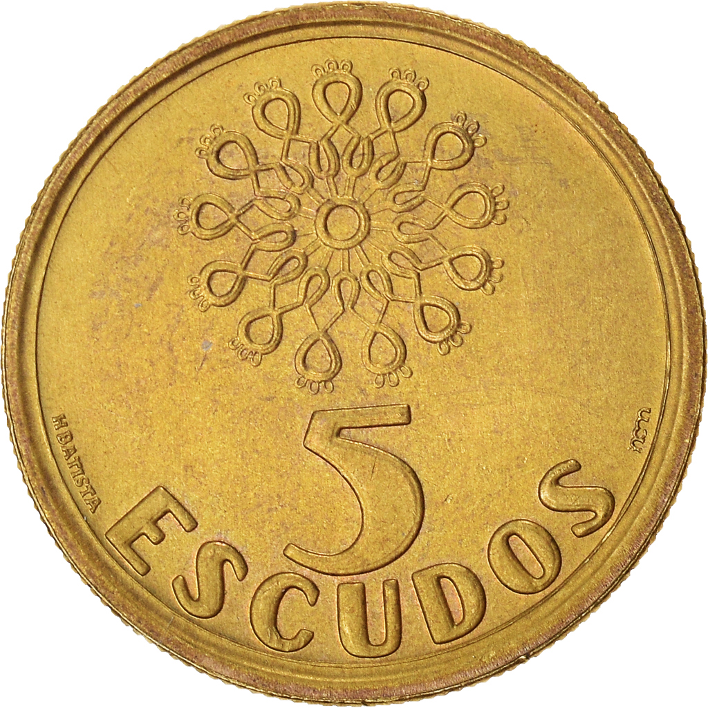 Moneda, Portugal, 5 Escudos, 1997