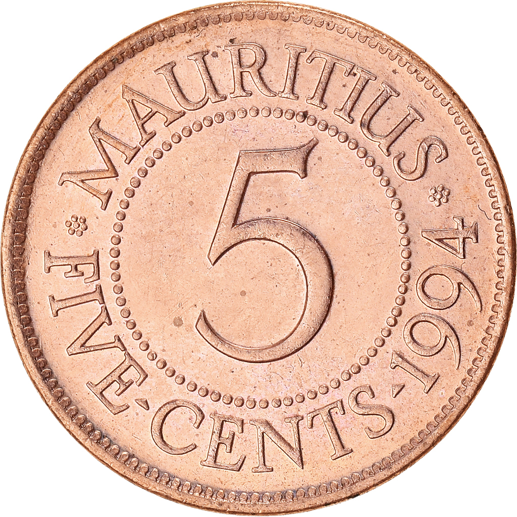 Moneda, Mauricio, 5 Cents, 1994