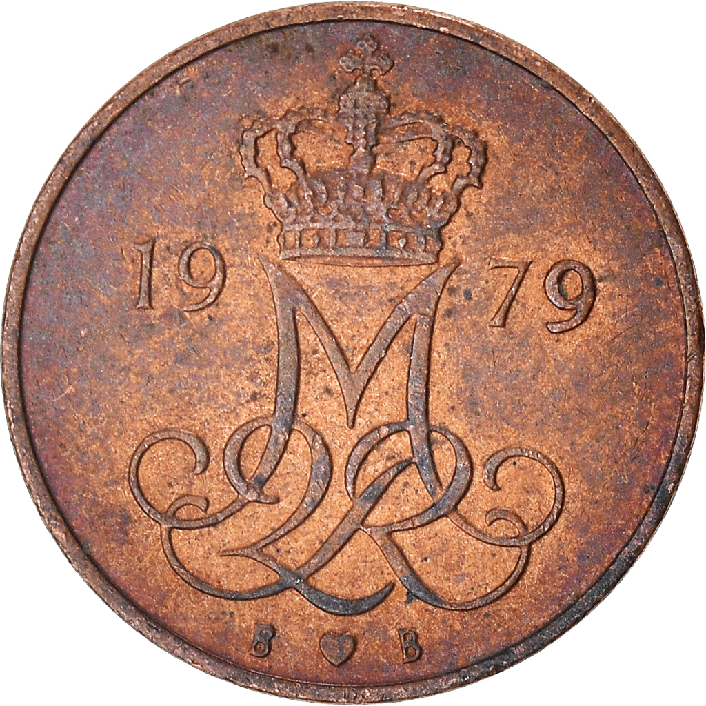 Moneda, Dinamarca, 5 Öre, 1979