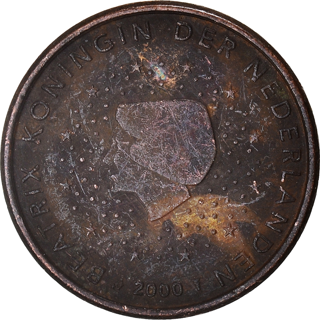 Moneda, Países Bajos, Euro Cent, 2000