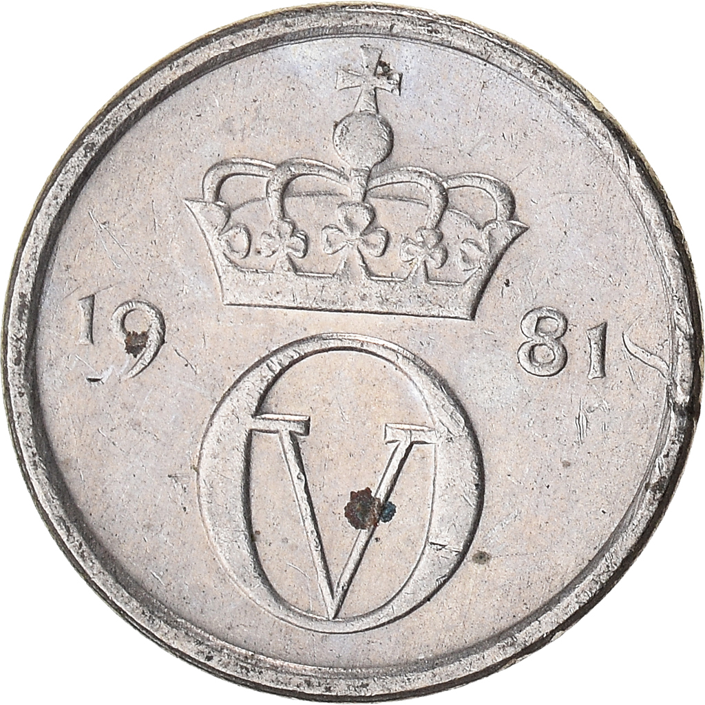 Moneda, Noruega, 10 Öre, 1981