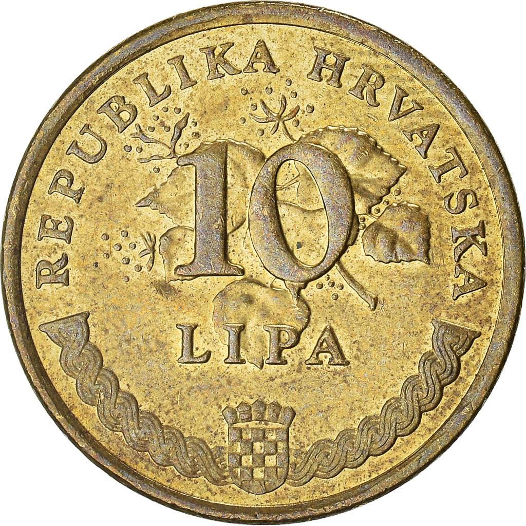 Moneda, Croacia, 10 Lipa, 2011