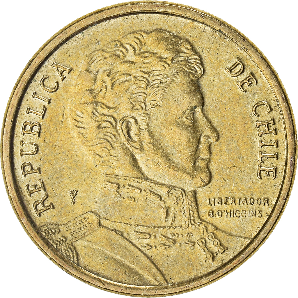 Moneda, Chile, 10 Pesos, 2014