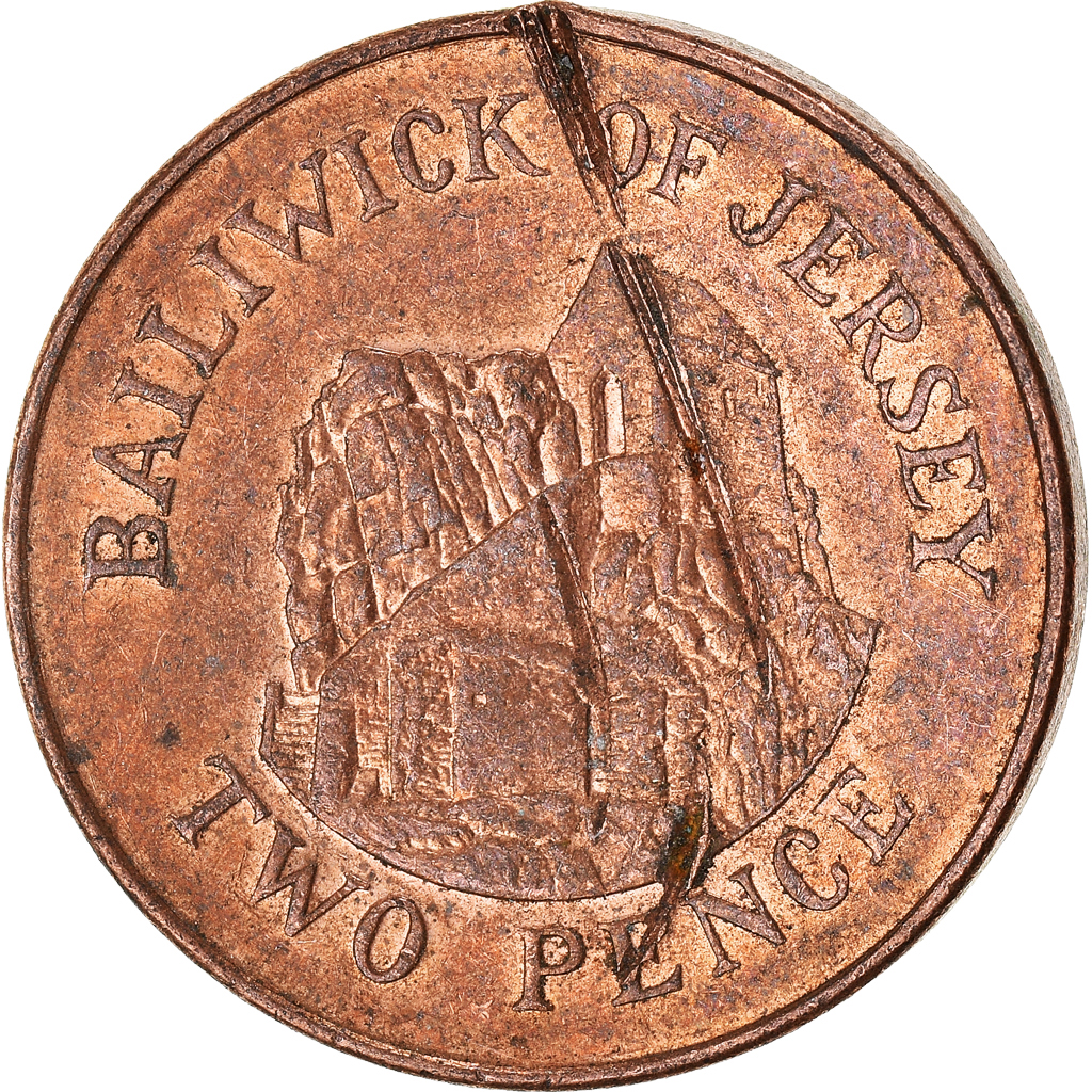 Coin, Jersey, 2 Pence, 2008