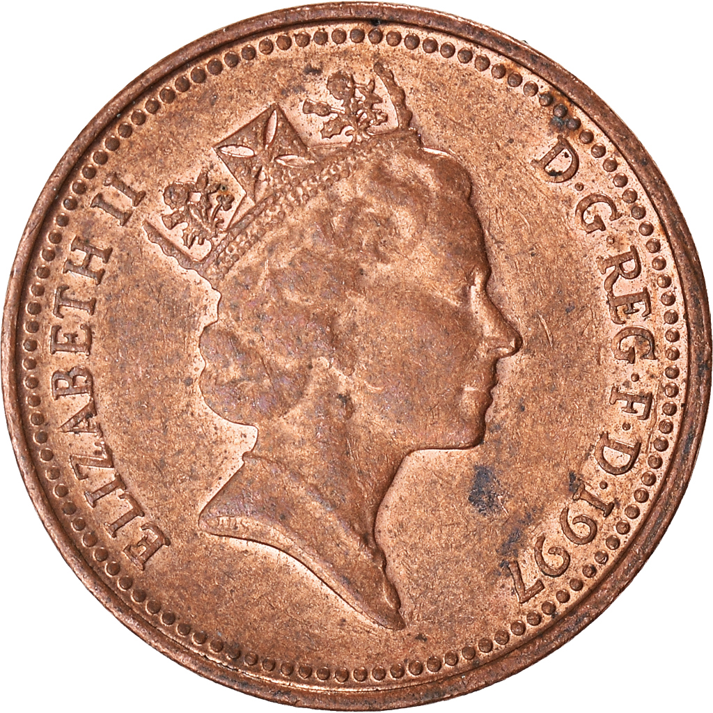 Moneda, Gran Bretaña, Penny, 1997
