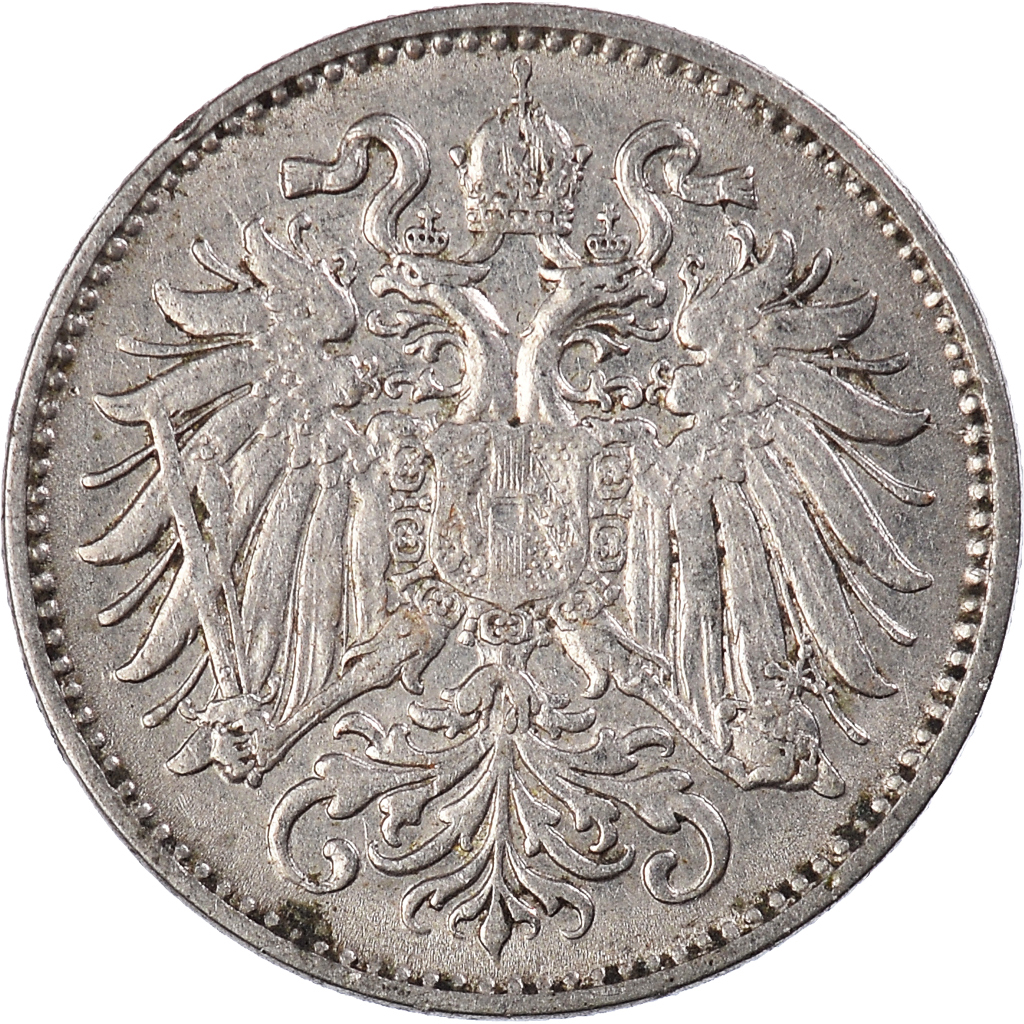 Moneda, Austria, 10 Heller, 1894