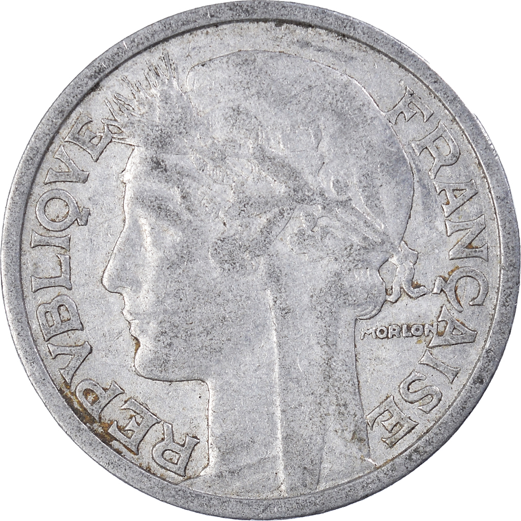 Moneda, Francia, 2 Francs, 1946