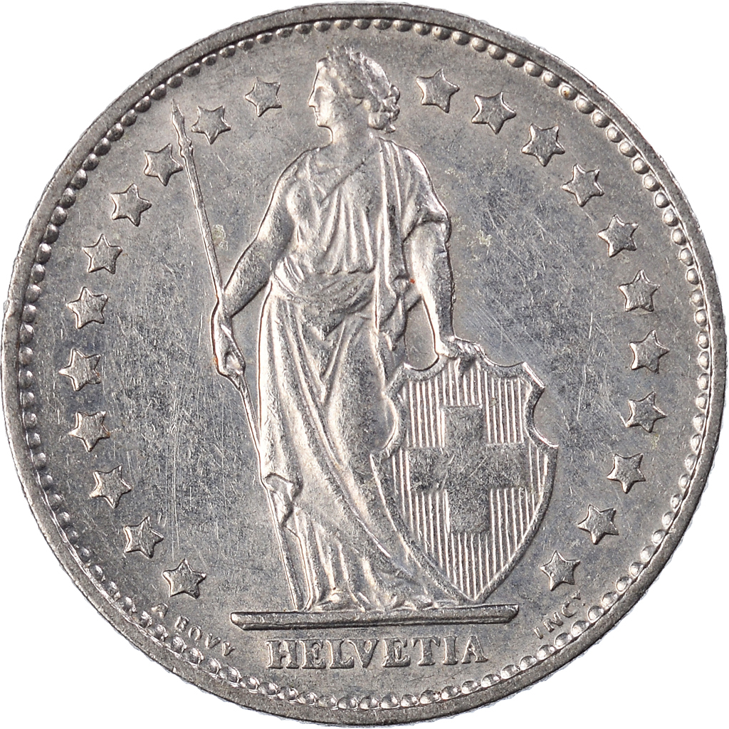 Moneda, Suiza, Franc, 1974