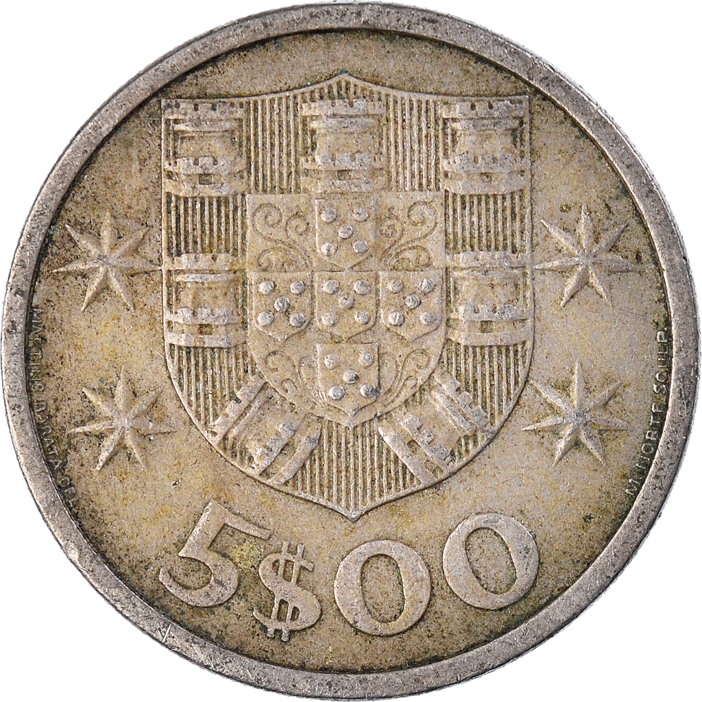 Moneda, Portugal, 2-1/2 Escudos, 1970