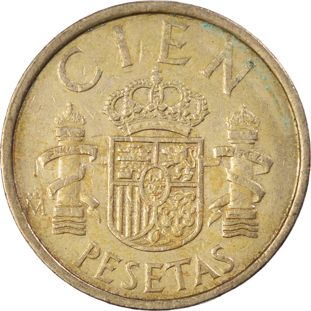Moneda, España, 100 Pesetas, 1985
