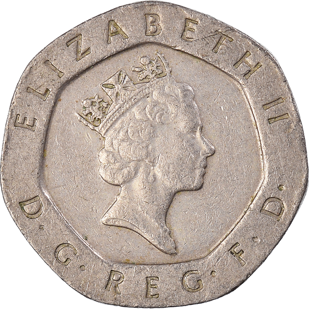 Moneda, Gran Bretaña, 20 Pence, 1994