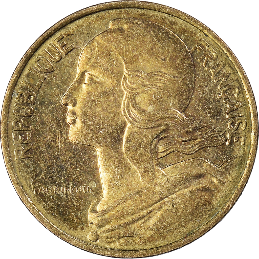 Moneda, Francia, 10 Centimes, 2000