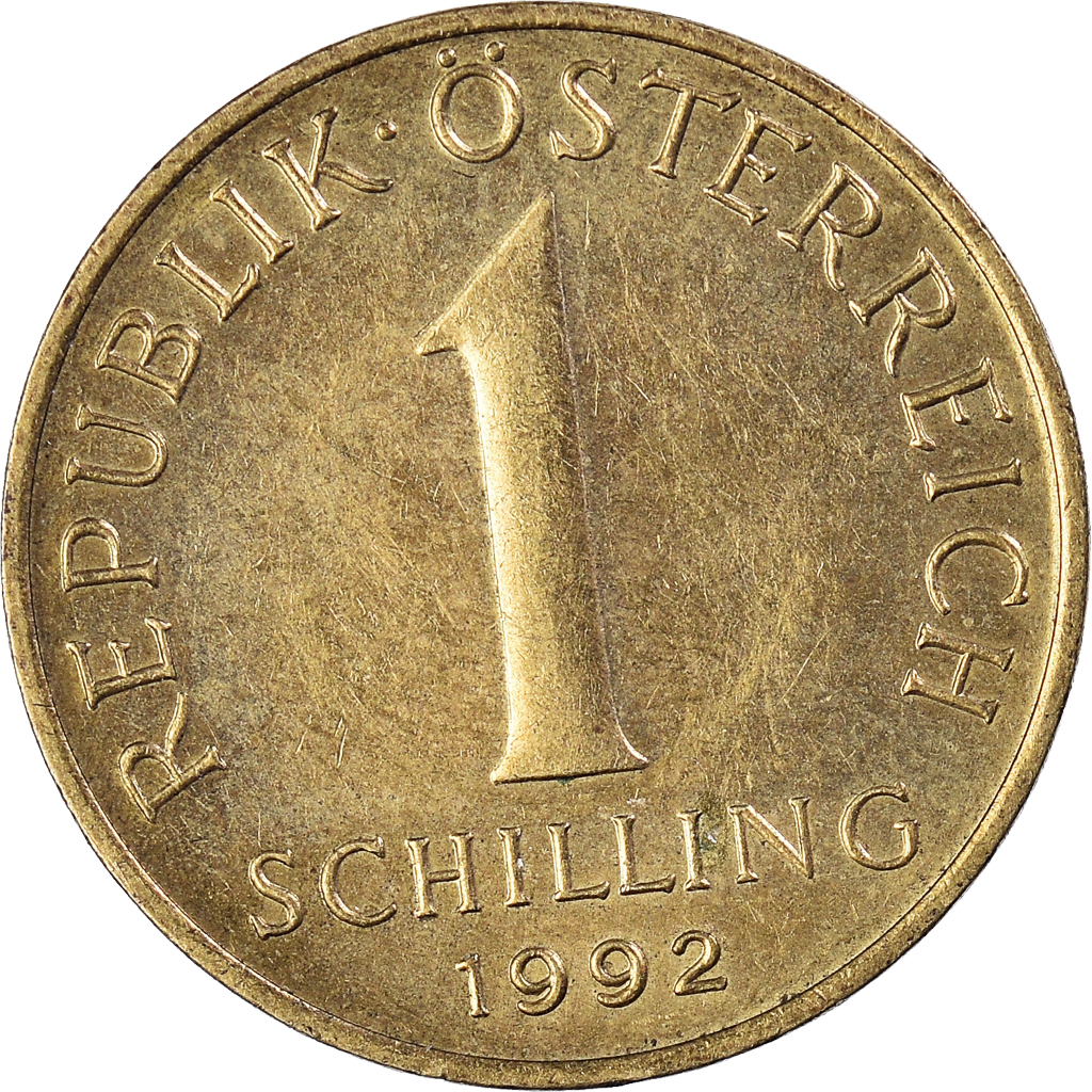 Moneda, Austria, Schilling, 1992