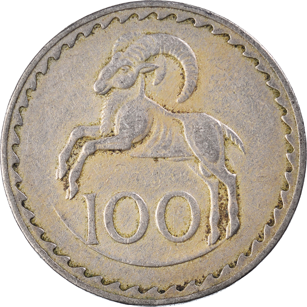 Moneda, Chipre, 100 Mils, 1963