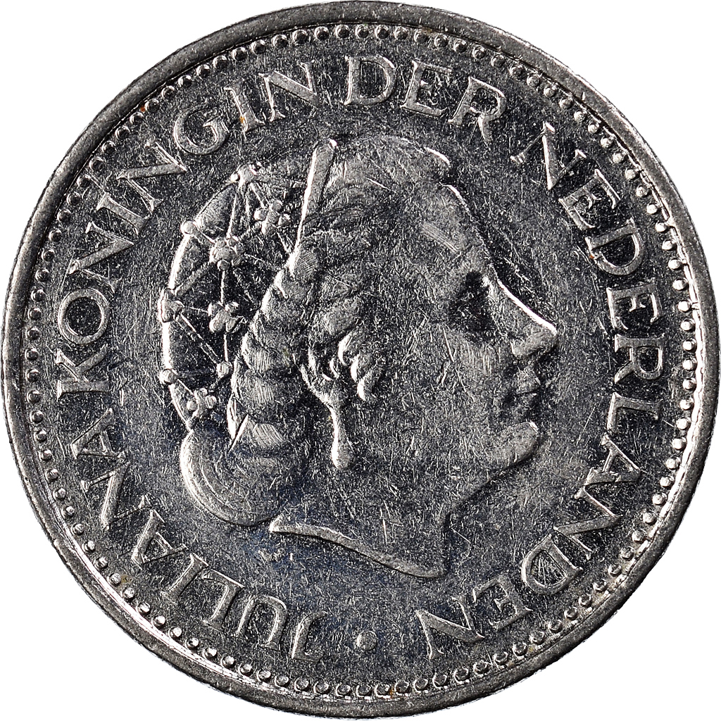 Moneda, Países Bajos, Gulden, 1977