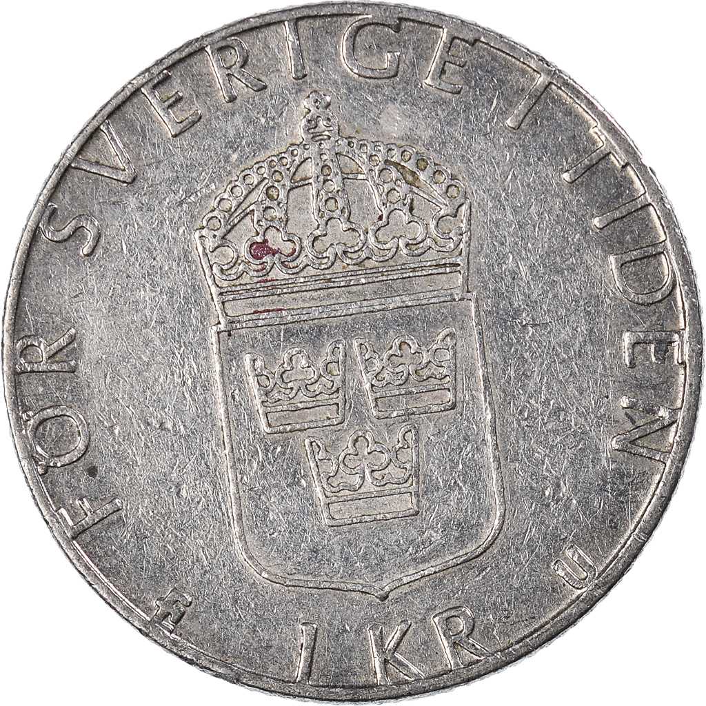 Moneda, Suecia, Krona, 1977