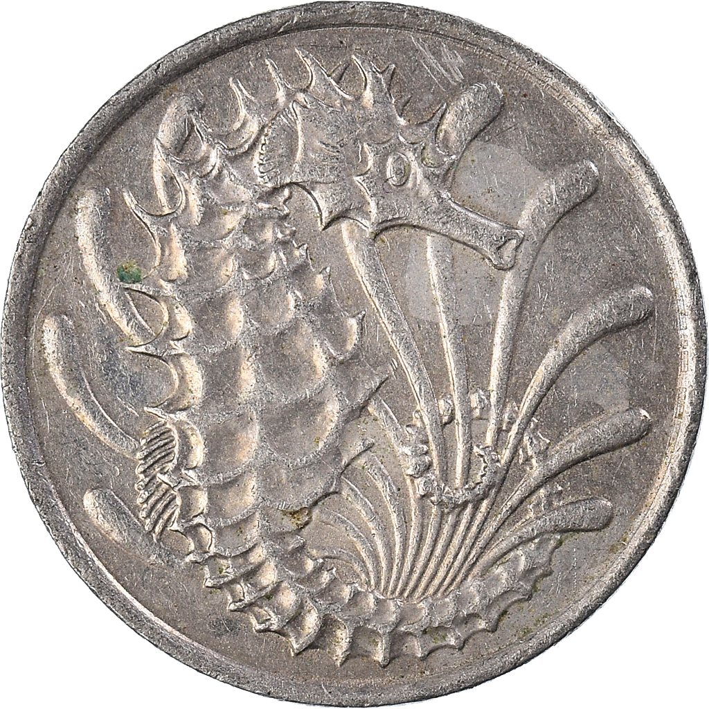 Moneda, Singapur, 10 Cents, 1981