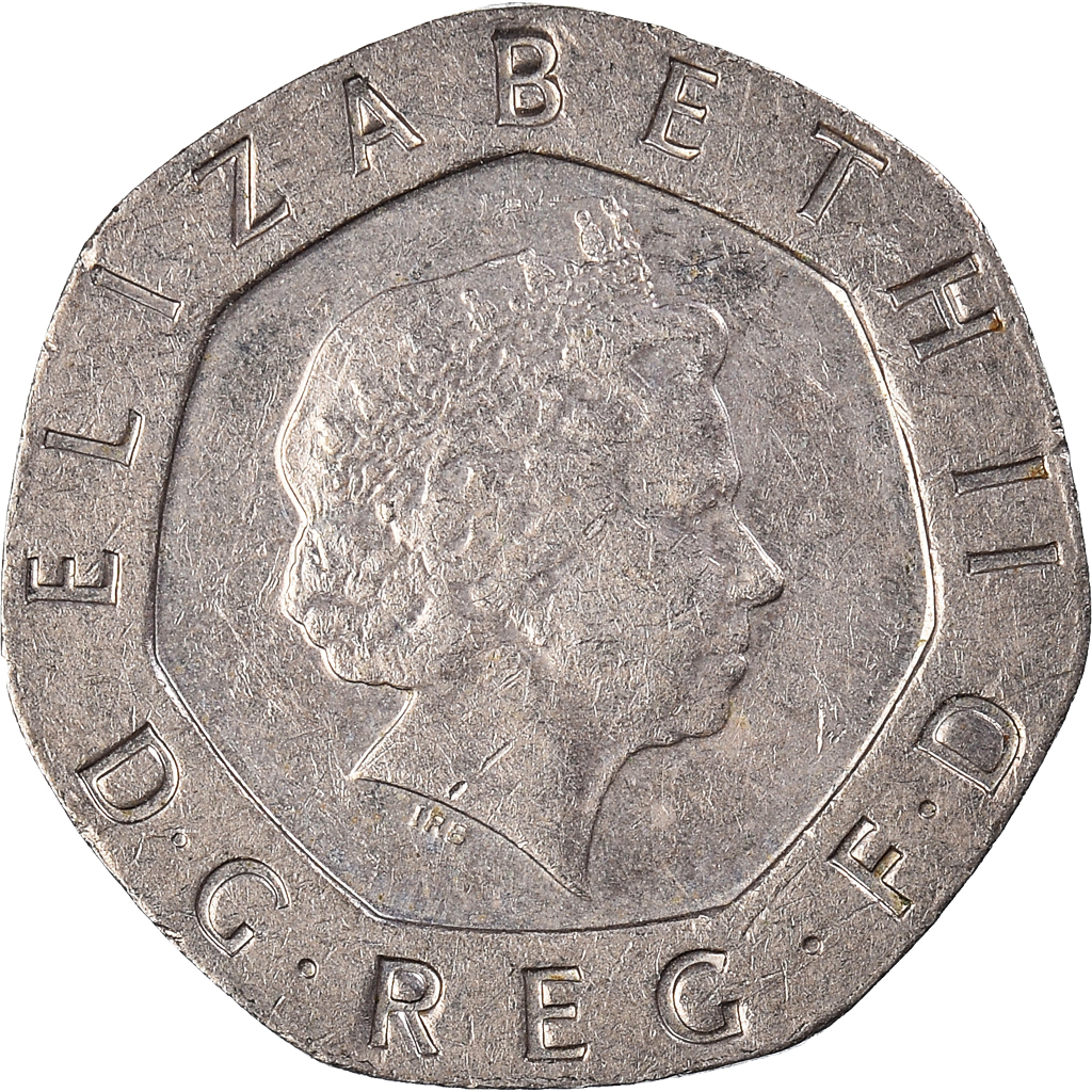 Moneda, Gran Bretaña, 20 Pence, 2004